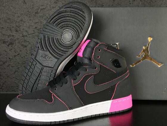 Women's Jordan 1(I) Black Red Basketball shoes 2 size 36-40