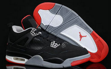 Women's Jordan 4(IV) Black Red Basketball shoes 2 size 36-40
