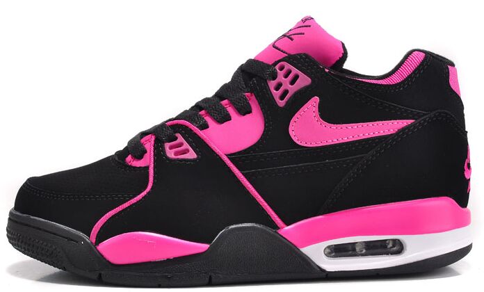 Women's Jordan 4(IV) Flight squad Black Pink Basketball shoes size 36-40