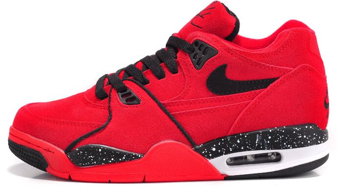 Women's Jordan 4(IV) Flight squad Red Black Basketball shoes size 36-40