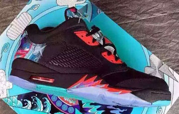 Women's Jordan 5(V) Air kite Basketball shoes size 39-40