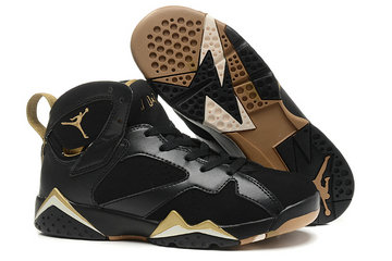 Women's Jordan 7(VII) Black authentic Air shoes 36-40 3