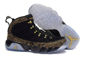 Women's Jordan 9(IX) Black color authentic Air shoes 36-40