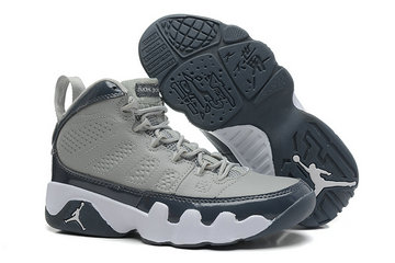 Women's Jordan 9(IX) Grey color authentic Air shoes 36-40 1