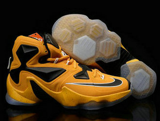 Women's LeBron James 13(XIII) Authentic basketball shoes Gold Size 36~40 160728 1