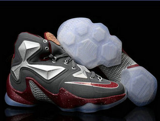 Women's LeBron James 13(XIII) Authentic basketball shoes Grey Size 36~40 160728 2