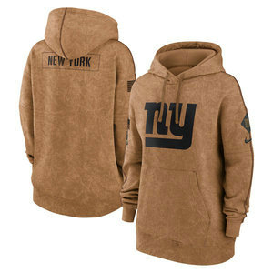 Women's New York Giants 2023 Camo Salute To Service Pullove Hoodie
