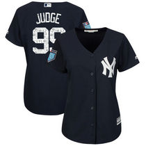 Women's New York Yankees #99 Aaron Judge 2018 Spring Training Authentic Stitched MLB Jersey