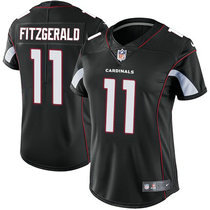 Women's Nike Arizona Cardinals #11 Larry Fitzgerald Black Vapor Untouchable Limited Authentic Stitched NFL Jersey