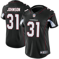 Women's Nike Arizona Cardinals #31 David Johnson Black Vapor Untouchable Limited Authentic Stitched NFL Jersey