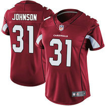 Women's Nike Arizona Cardinals #31 David Johnson Red Vapor Untouchable Limited Authentic Stitched NFL Jersey