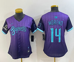 Women's Nike Arizona Diamondbacks #14 Gabriel Moreno Purple Joint MLB Jersey