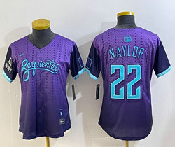 Women's Nike Arizona Diamondbacks #22 Josh Naylor Purple 2025 Joint MLB Jersey