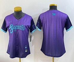 Women's Nike Arizona Diamondbacks Blank Purple Joint MLB Jersey