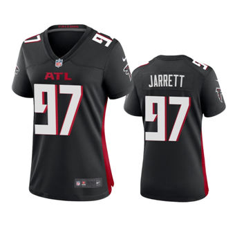 Women's Nike Atlanta Falcons #97 Grady Jarrett Black Game Authentic Stitched NFL Jersey