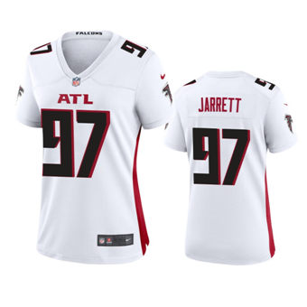 Women's Nike Atlanta Falcons #97 Grady Jarrett White Game Authentic Stitched NFL Jersey