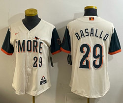 Women's Nike Baltimore Orioles #29 Samuel Basallo 2026 City MLB Jersey