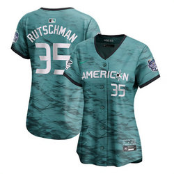 Women's Nike Baltimore Orioles #35 Adley Rutschman Teal 2023 All-Star Stitched Baseball Jersey