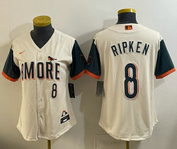 Women's Nike Baltimore Orioles #8 Cal Ripken 2026 City MLB Jersey