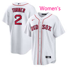 Women's Nike Boston Red Sox #2 Justin Turner White Game Authentic stitched MLB jersey