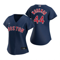 Women's Nike Boston Red Sox #44 Brandon Workman Navy Blue Authentic stitched MLB jersey