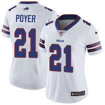 Women's Nike Buffalo Bills #21 Jordan Poyer White Vapor Untouchable Limited Authentic Stitched NFL Jersey