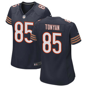 Women's Nike Chicago Bears #85 Robert Tonyan Blue Vapor Untouchable Authentic Stitched NFL Jersey