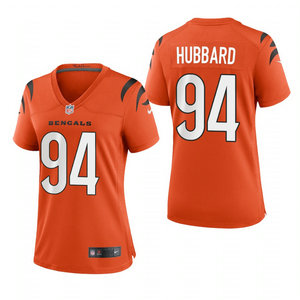 Women's Nike Cincinnati Bengals #94 Sam Hubbard Orange 2021 Vapor Untouchable Jersey