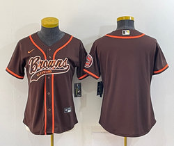 Women's Nike Cleveland Browns Brown Joint Authentic Stitched NFL Jersey
