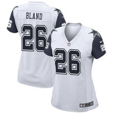 Women's Nike Dallas Cowboys #26 DaRon Bland White Rush Limited Authentic Stitched NFL Jersey