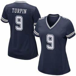 Women's Nike Dallas Cowboys #9 Kavontae Turpin Blue Vapor Untouchable Authentic Stitched NFL Jersey