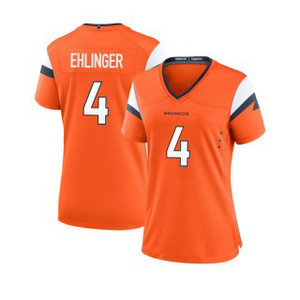 Women's Nike Denver Broncos #4 Sam Ehlinger Orange NFL jersey