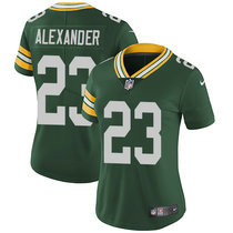 Women's Nike Green Bay Packers #23 Jaire Alexander Green Vapor Untouchable Limited Authentic Stitched NFL Jersey