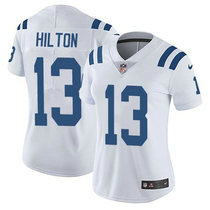 Women's Nike Indianapolis Colts #13 T.Y. Hilton White Vapor Untouchable Authentic Stitched NFL Jersey
