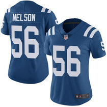 Women's Nike Indianapolis Colts #56 Quenton Nelson Royal Blue Vapor Untouchable Authentic Stitched NFL Jersey