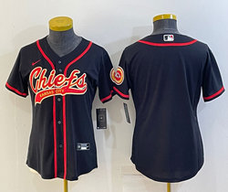 Women's Nike Kansas City Chiefs Black Joint Authentic Stitched baseball jersey