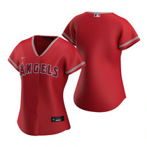 Women's Nike Los Angeles Angels of Anaheim #Blank Red Game Authentic stitched MLB jersey