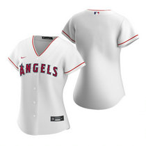Women's Nike Los Angeles Angels of Anaheim #Blank White Game Authentic stitched MLB jersey