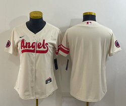 Women's Nike Los Angeles Angels of Anaheim Blank 2022 City in front Authentic stitched MLB jersey