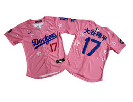 Women's Nike Los Angeles Dodgers #17 大谷翔平 Pink Tokyo Series Limited MLB Jersey