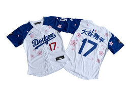 Women's Nike Los Angeles Dodgers #17 大谷翔平 White Tokyo Series Limited Blue sleeves Jersey