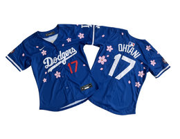 Women's Nike Los Angeles Dodgers #17 Shohei Ohtani Blue Tokyo Series Limited MLB Jerseys