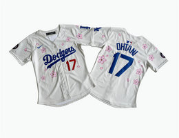 Women's Nike Los Angeles Dodgers #17 Shohei Ohtani Cream Tokyo Series Limited MLB Jersey