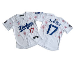 Women's Nike Los Angeles Dodgers #17 Shohei Ohtani White Tokyo Series Limited MLB Jersey