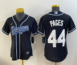 Women's Nike Los Angeles Dodgers #44 Andy Pages Black  jersey