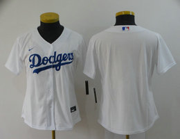 Women's Nike Los Angeles Dodgers #Blank Game Authentic Stitched MLB Jersey