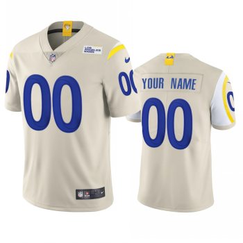 Women's Nike Los Angeles Rams Customized Cream Vapor Untouchable Authentic Stitched NFL Jerseys
