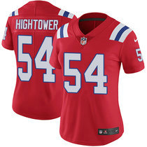 Women's Nike New England Patriots #54 Dont'a Hightower Red Vapor Untouchable Authentic Stitched NFL Jersey