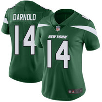 Women's Nike New York Jets #14 Sam Darnold Green New Vapor Untouchable Limited Authentic Stitched NFL Jersey