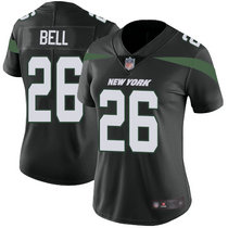 Women's Nike New York Jets #26 Le'Veon Bell Black New Vapor Untouchable Limited Authentic Stitched NFL Jersey